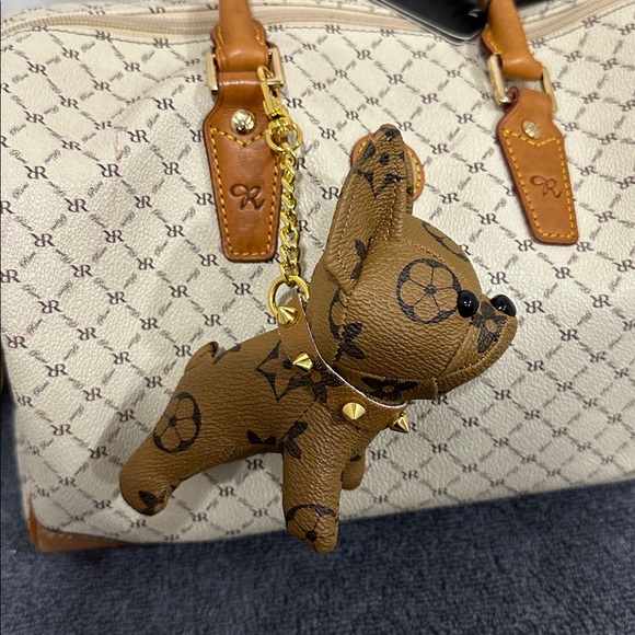 Designer  French bulldog purse, charm NWT - Picture 2 of 6